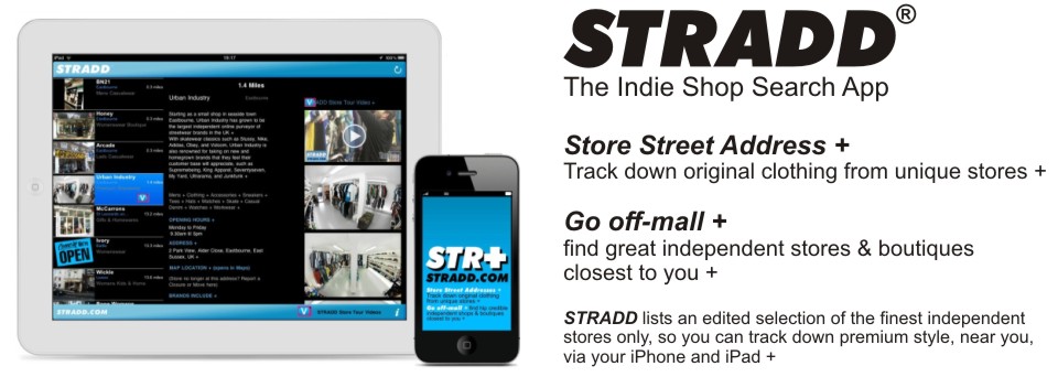 Stradd + The indie shop search app for iPhone & iPad