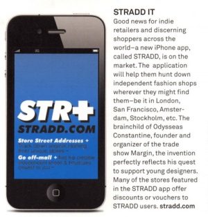 Sportswear International Magazine feature Stradd App